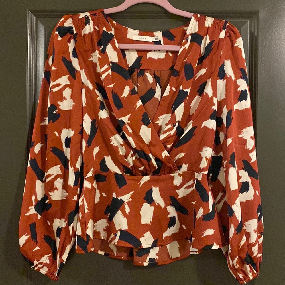 MOVING SALE - Cinch Waist Blouse